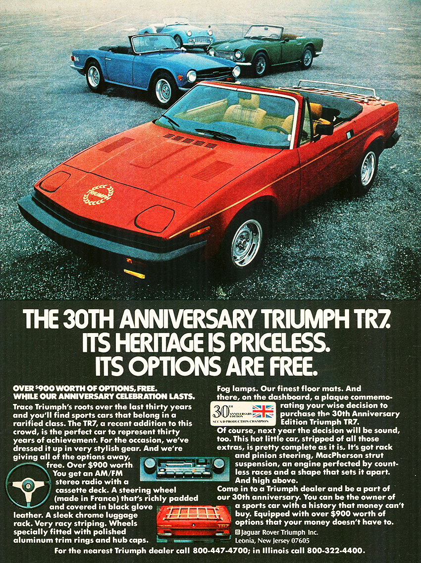 1979 Triumph Auto Advertising